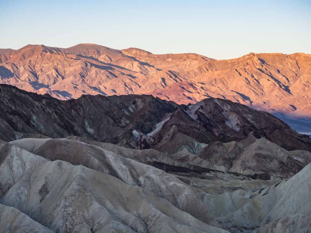 Zabriskie Point Death Valley Dawn