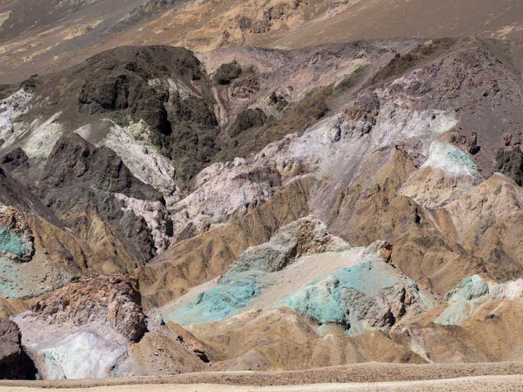 Artist's Palette Drive in Death Valley National park