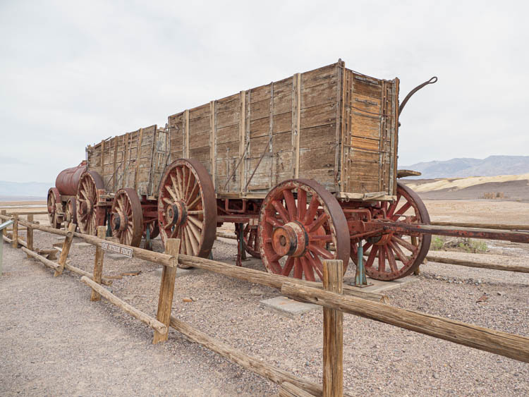 Harmony Borax Works Death Valley. Train car