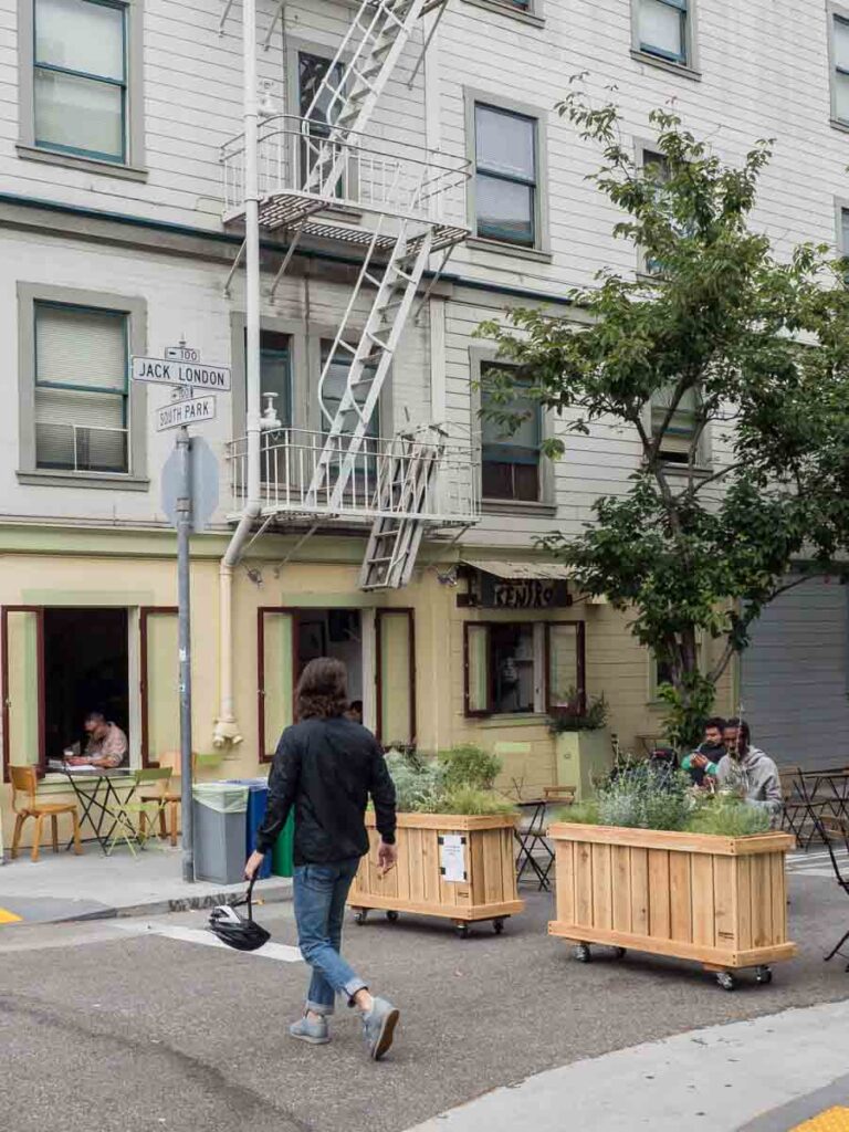 Jack London street in San Francisco