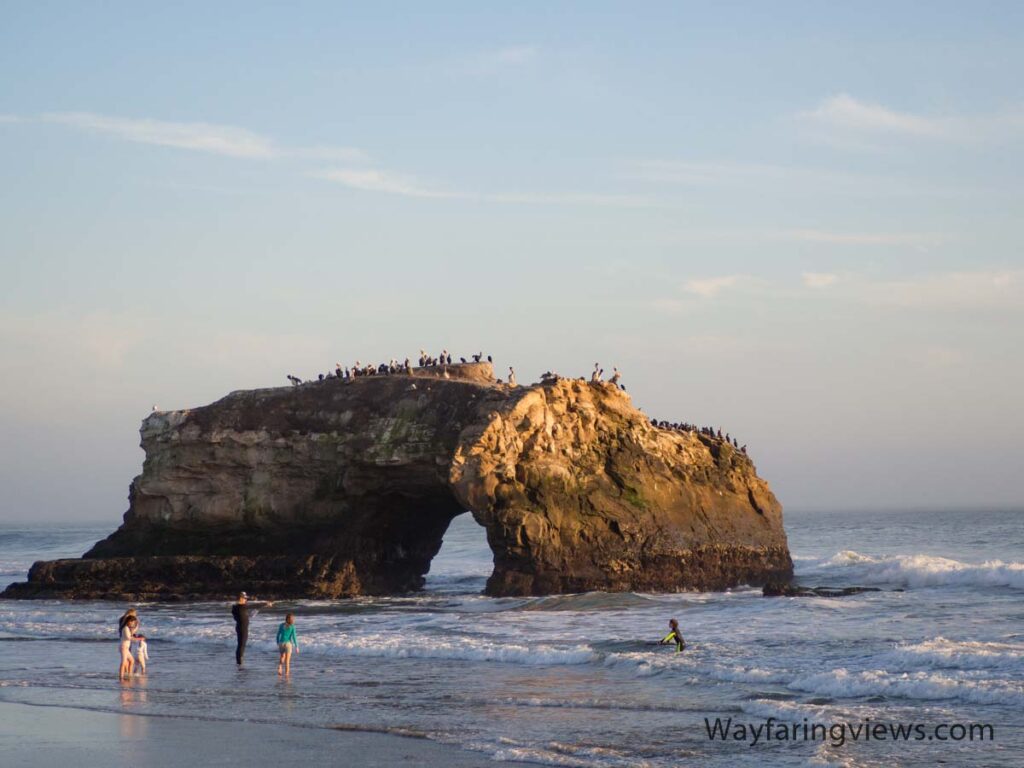 Santa Cruz Natural Bridges sunset