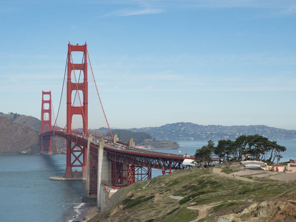 baterie Godfrey Golden Gate Bridge lookout