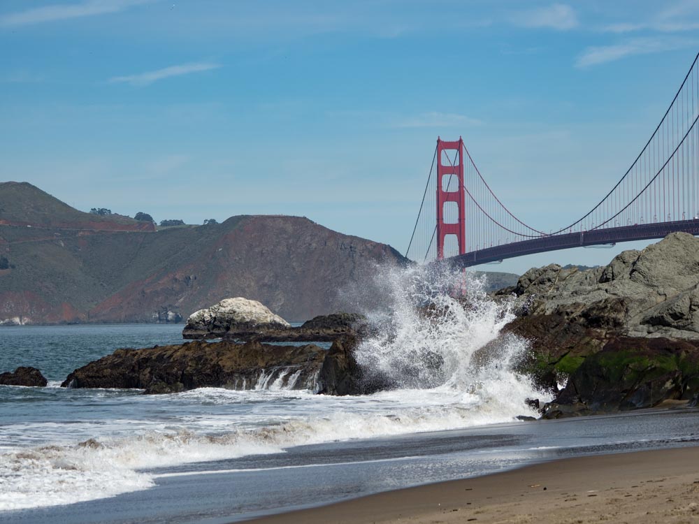 San Francisco Golden Gate Bridge Baker Beach