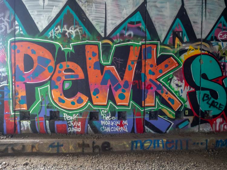 Tahoe donner tunnels Pewk graffiti