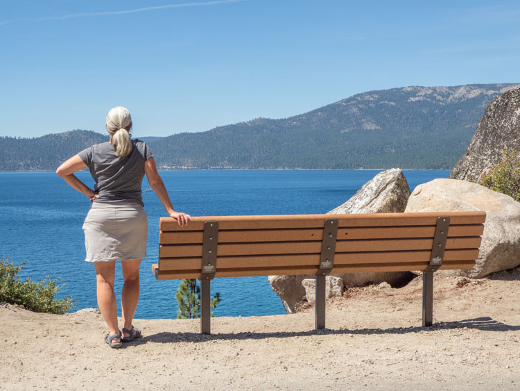 Lake Tahoe Drive memorial lookout