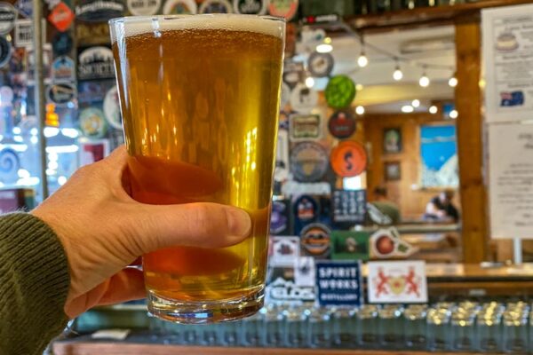 South Lake Tahoe brewery - Sidellis. Beer pint