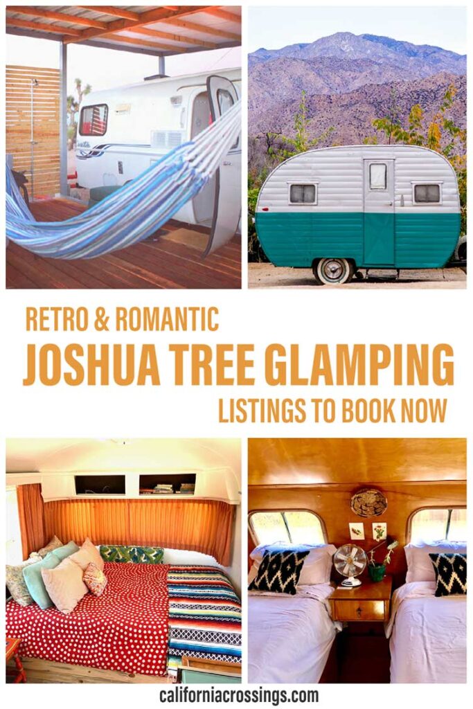 Retro Joshua Tree glamping rentals on airbnb book now