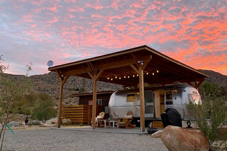 Joshua Tree airstream with views airbnb