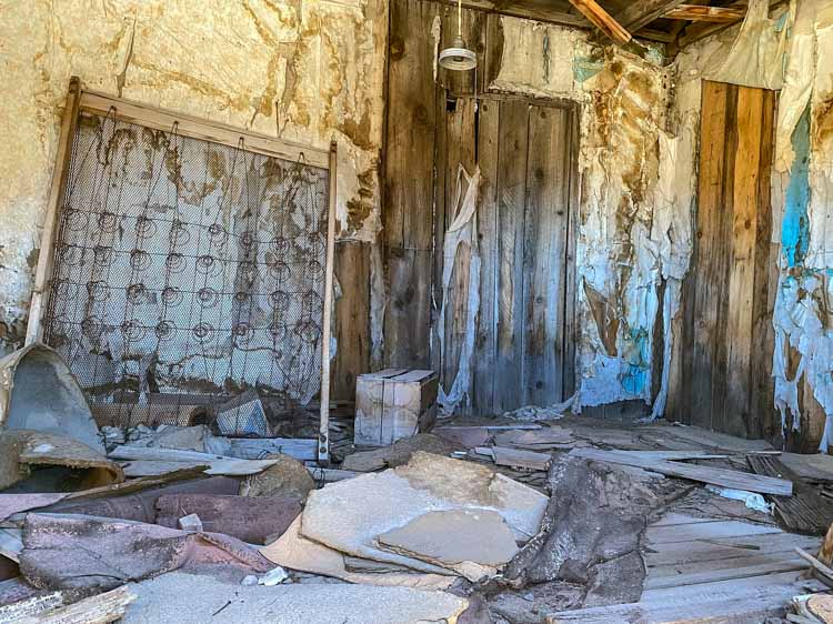 Bodie ghost town rooming house