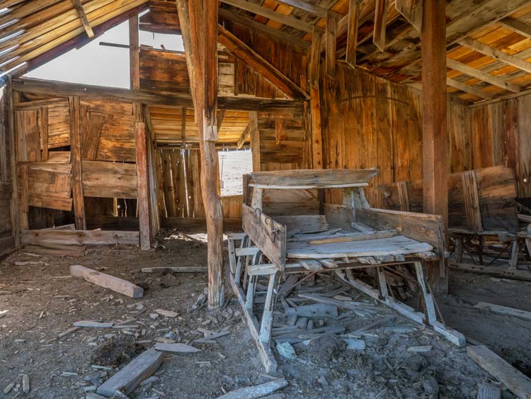 Carriage barn at Bodie state park