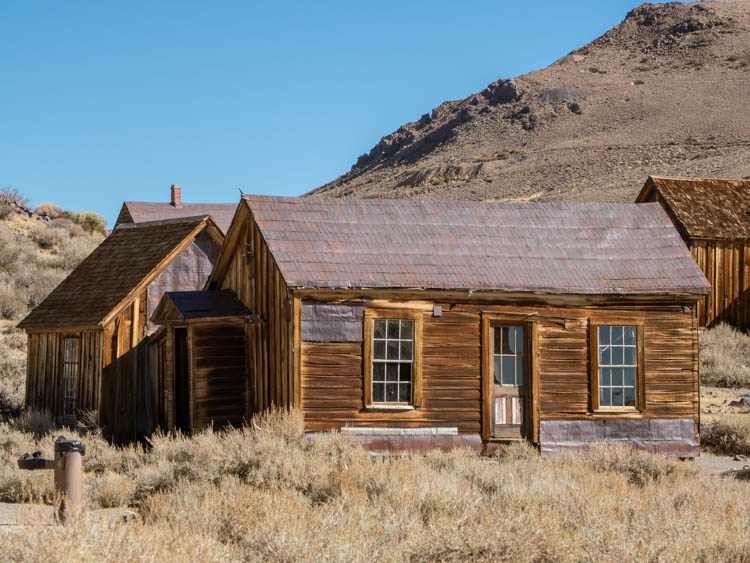 Moyle house at Bodie state park