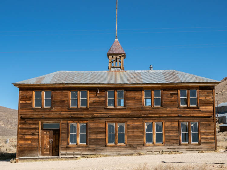 Bodie State Park schoolhouse