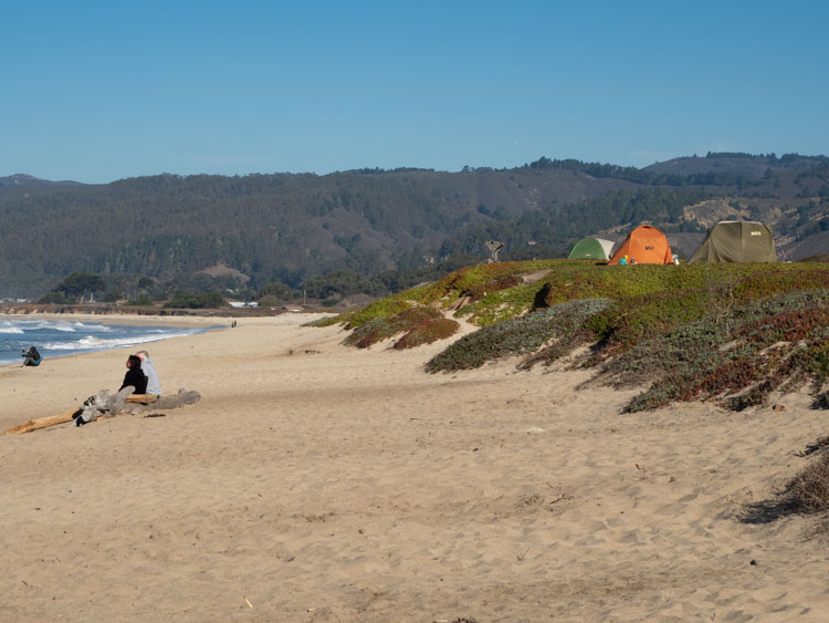 Half Moon Bay State Beach Park Francis beach camping