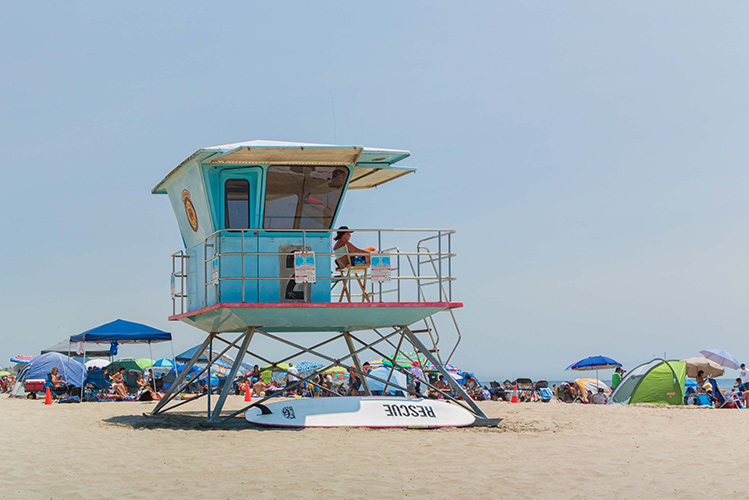 Santa Cruz beach lifeguard