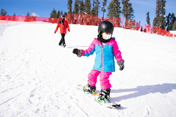 best Ski Resorts for Beginners in Lake Tahoe- Sierra at Tahoe . kid skiing