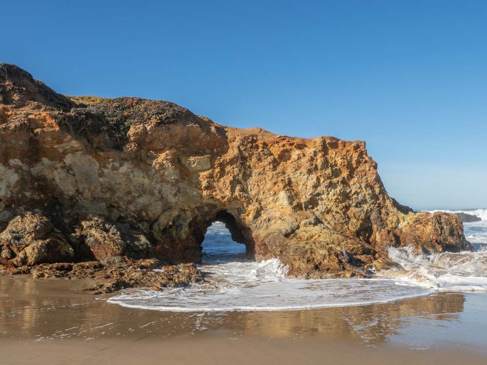 Pescadero State Beach arch