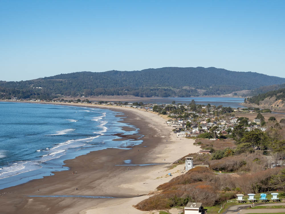 Northern California coastal towns: Stinson Beach overlook