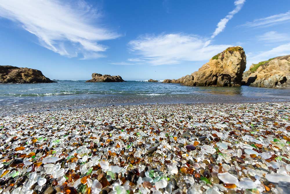 Fort Bragg California glass beach