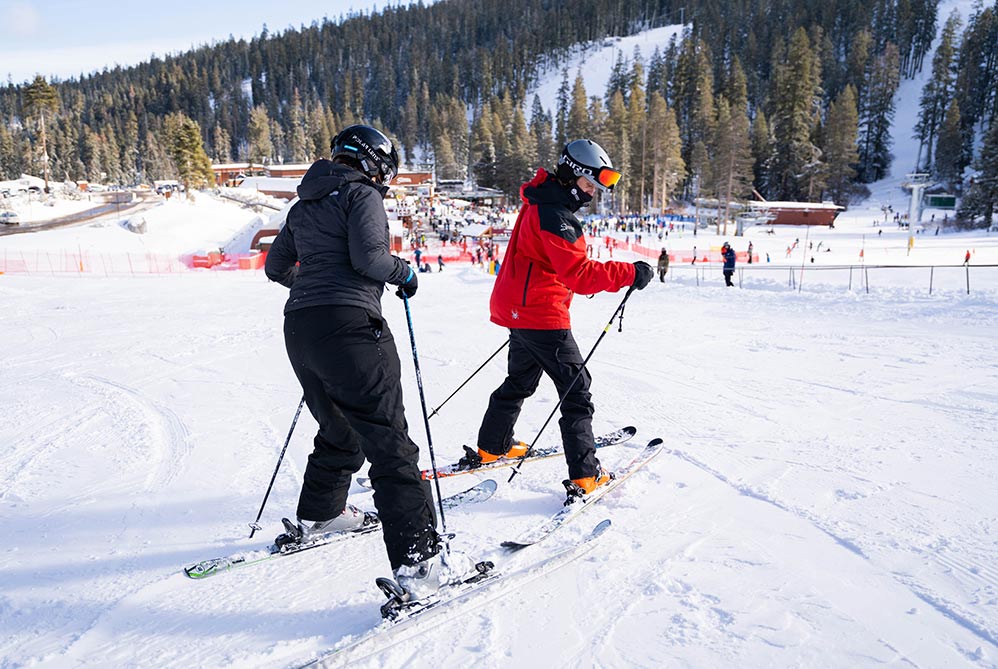 Sierra at Tahoe beginner skier adult