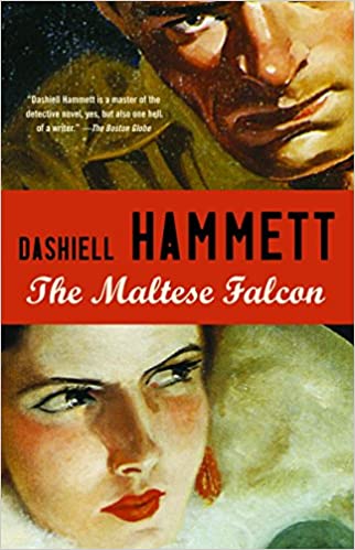 The Maltese Falcon, book cover.