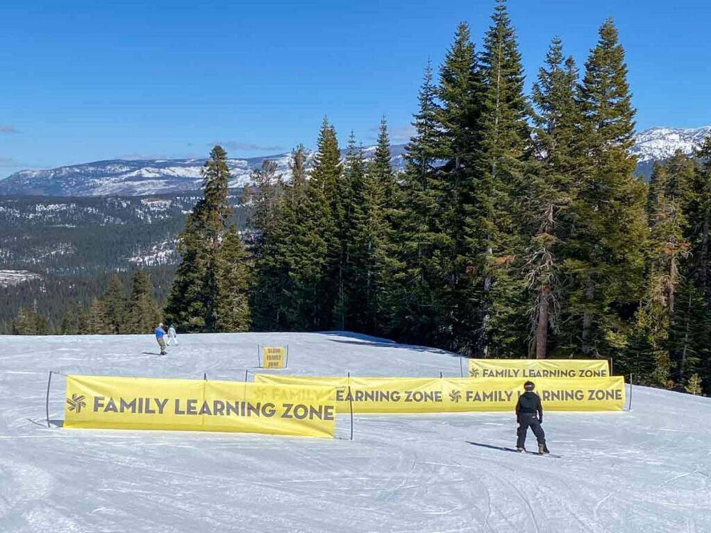 Northstar at Tahoe Family skiing zone