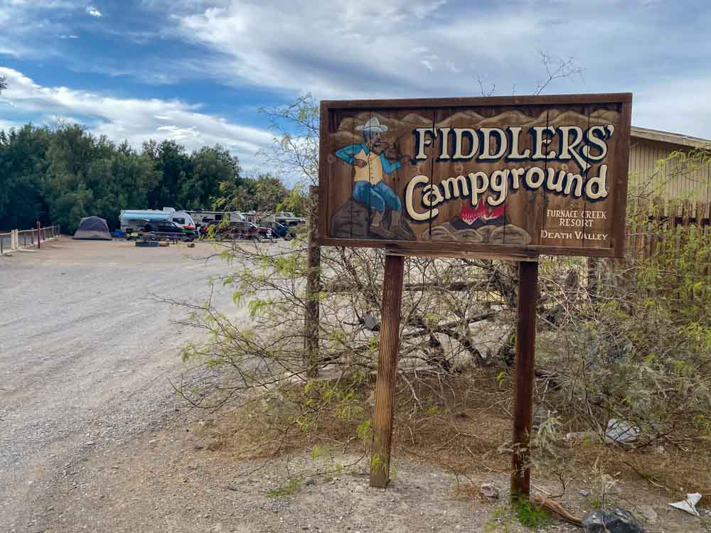 Fiddlers Campground in Death Valley