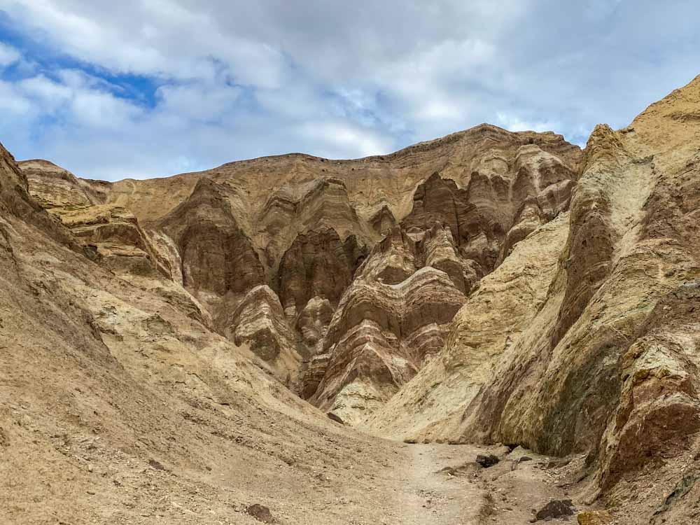 Golden Canyon rock landscape