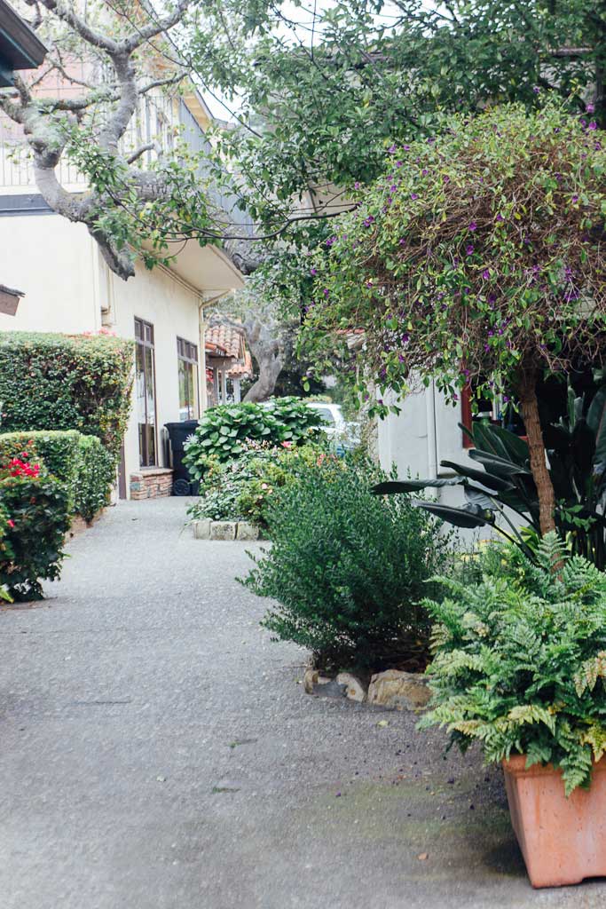 Laneway in downtown Carmel by the Sea California