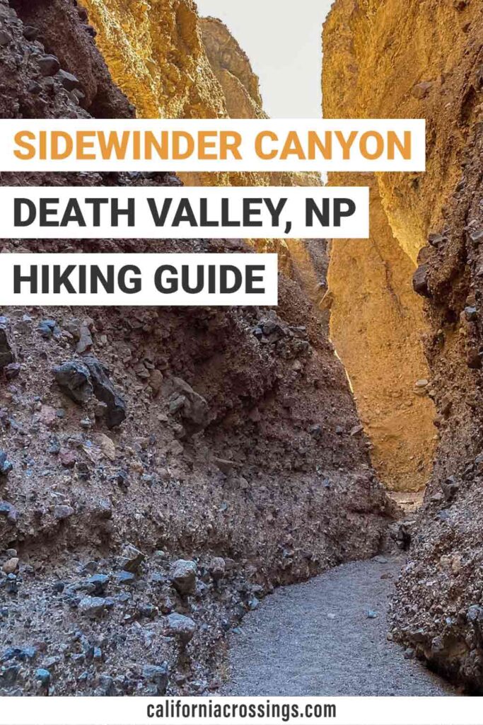 Sidewinder Canyon Death Valley hiking guide