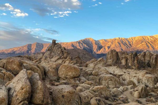Dawn in the Alabama Hills Eastern Sierras