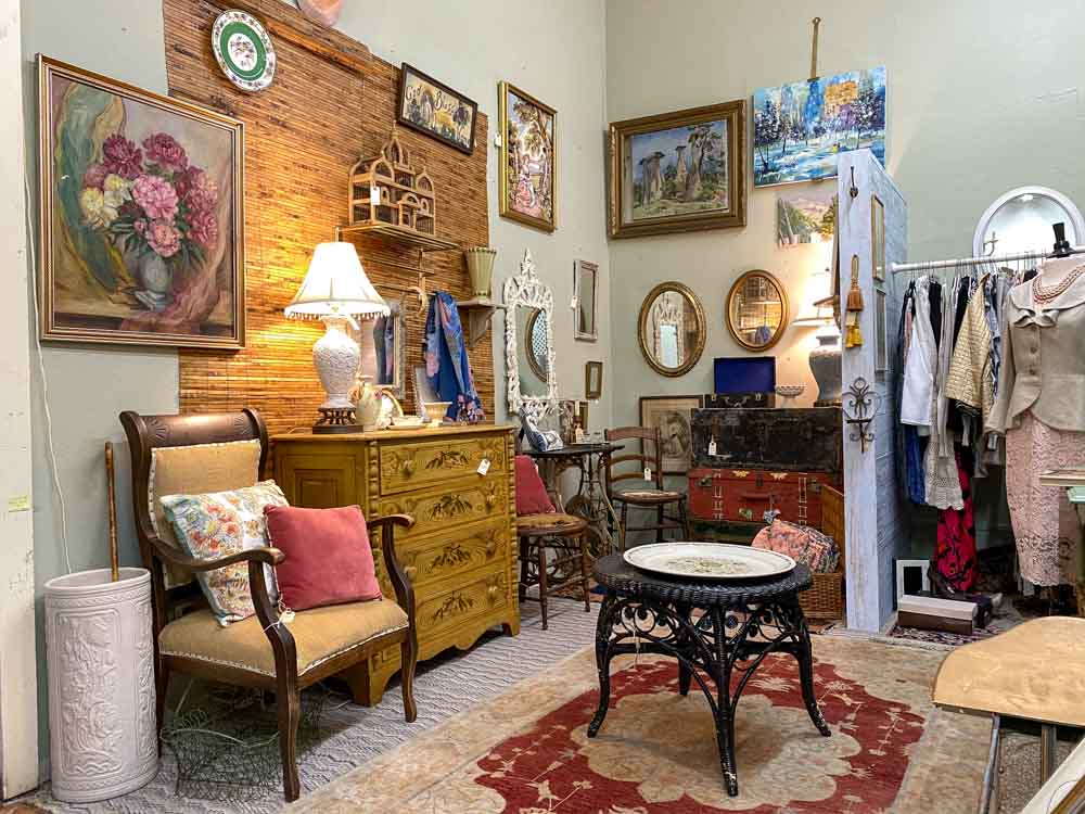 Cayucos Antique shop furniture and clothing