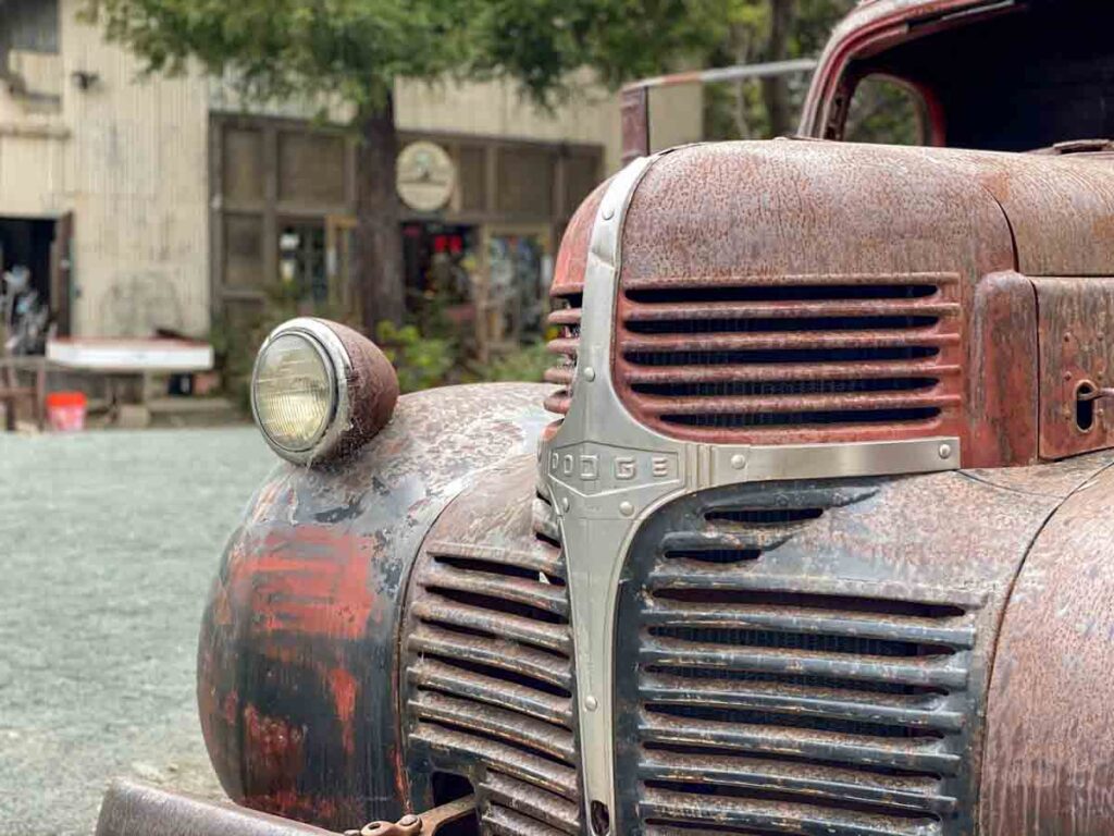 Old truck in Harmony California