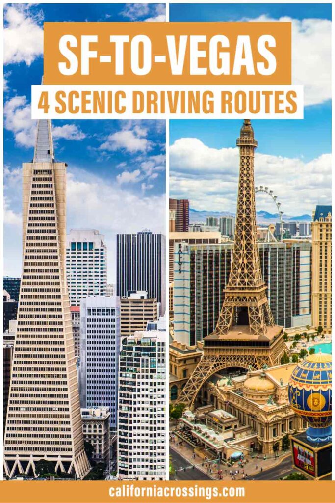 las vegas to san francisco road trip ideas