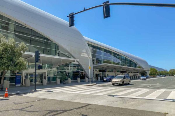 San Jose Airport exterior Terminal B