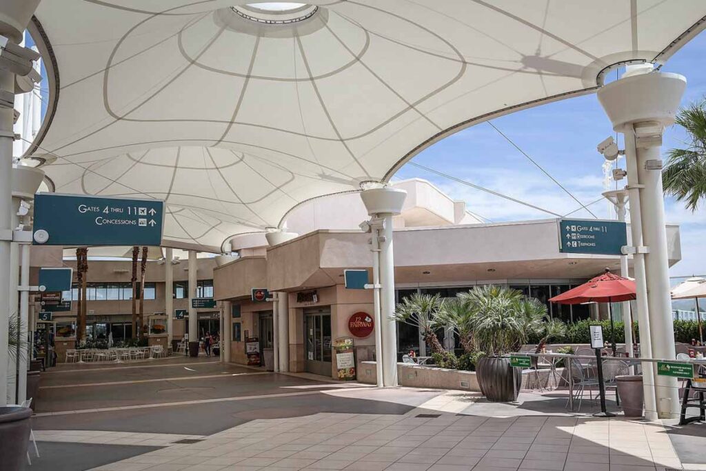 Closest airport to Joshua Tree- Palm springs airport concourse