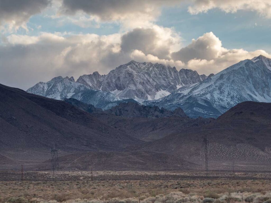 Things to do in Bishop, CA storm clouds mountain