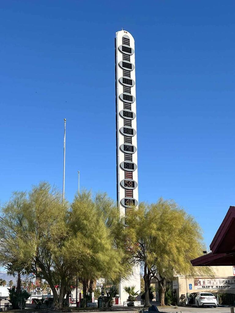 Tallest Thermometer Baker CA.
