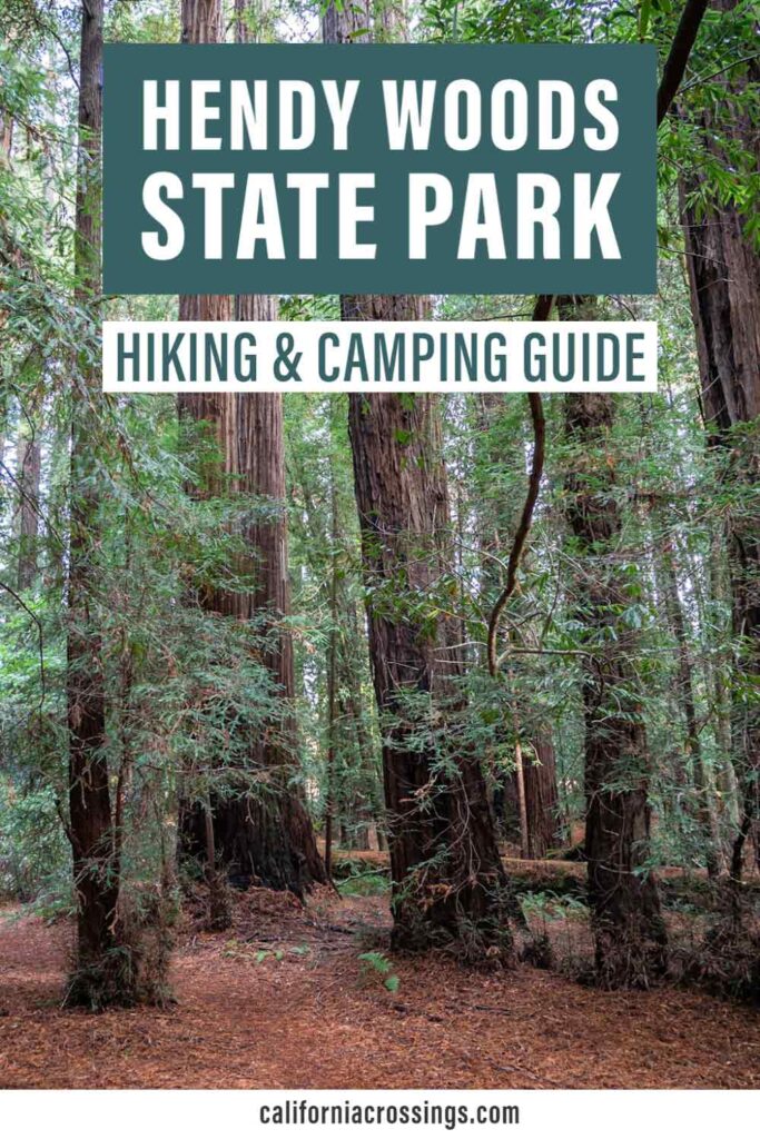 Hendy Woods state park hiking camping guide
