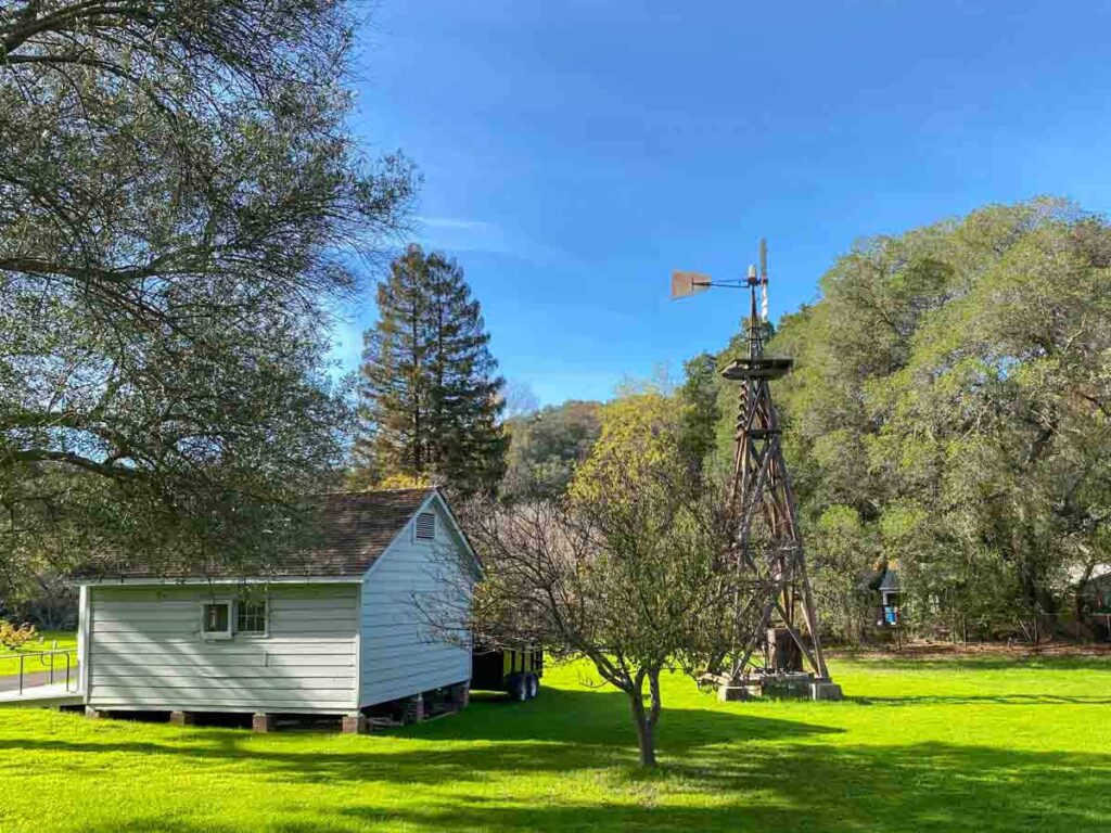 John Muir National Historic site- orchard ground and outbuilding