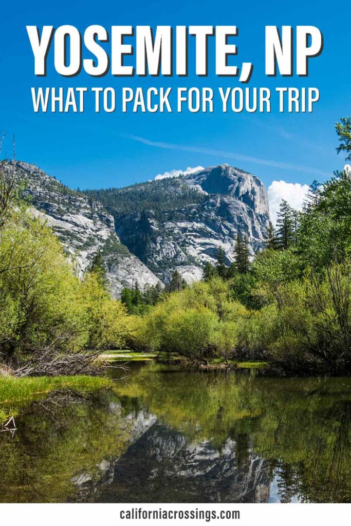 What to pack for Yosemite