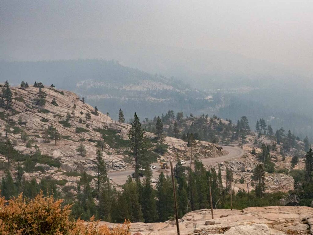 Donner Pass views near tunnels