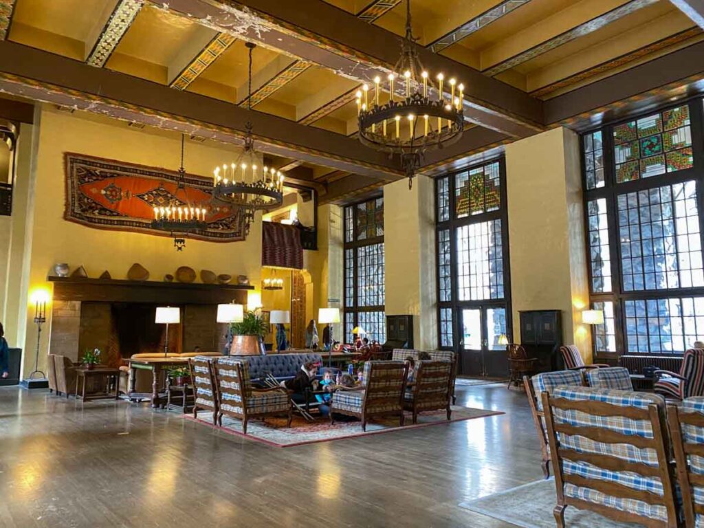 Ahwahnee Lodge lobby interior