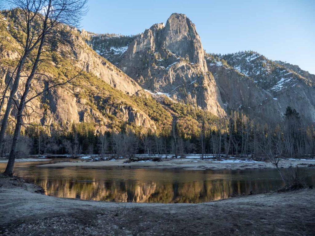 Alpenglow in Yosemite Valley