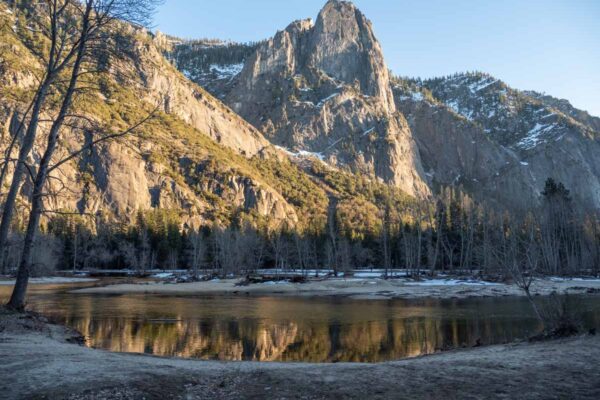 Alpenglow in Yosemite Valley