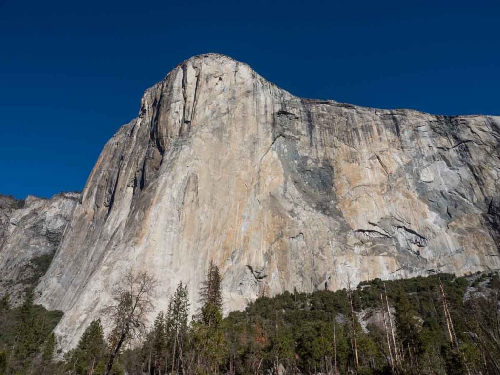 El Capitan view in winter