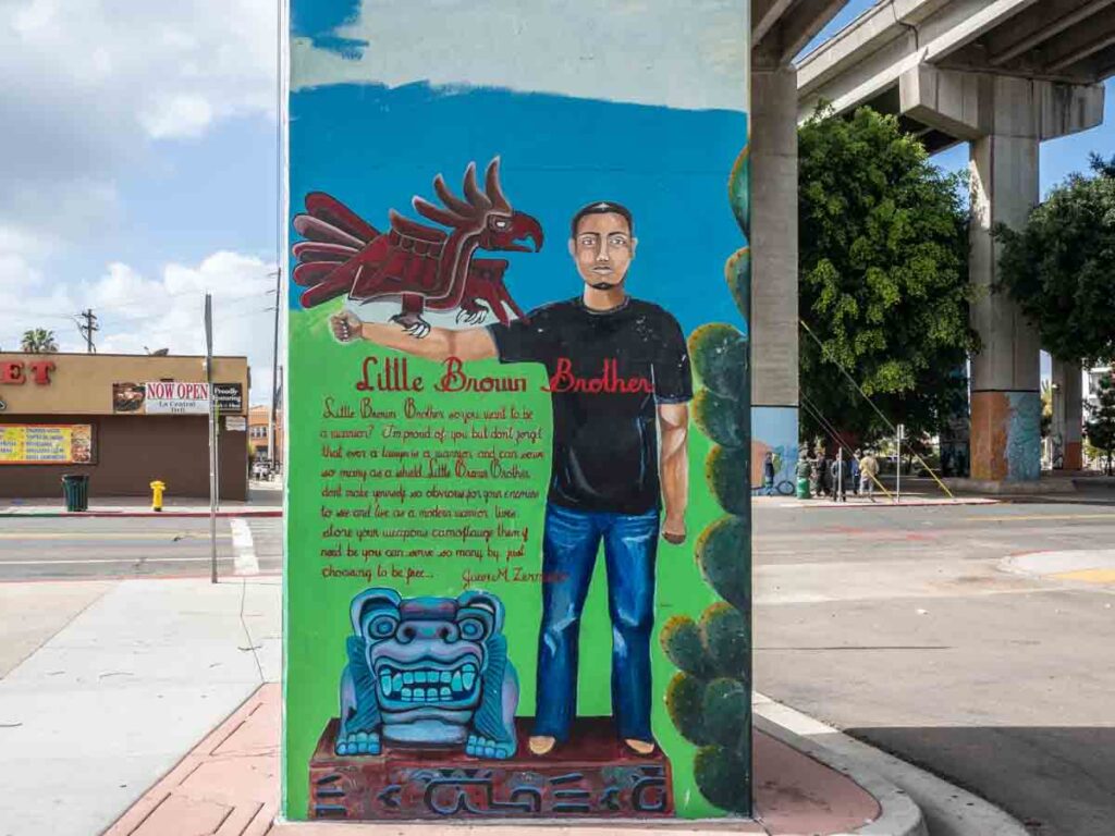 Chicano Park little brown brother mural