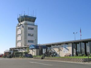 Sonoma County airport tower. STS airport