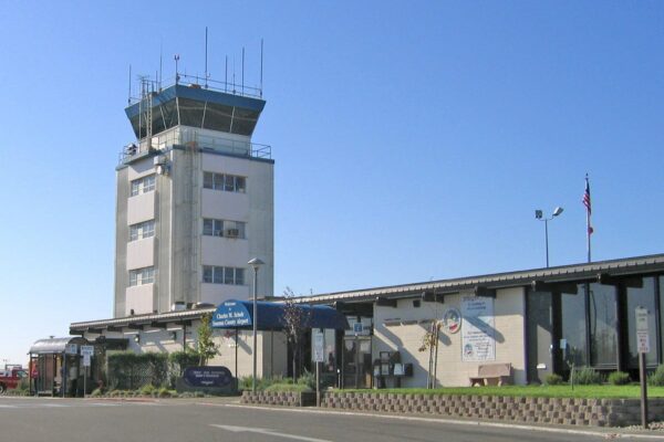 Sonoma County airport tower. STS airport