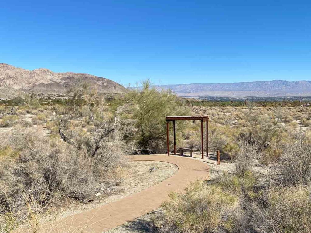 Path at the San Jacinto National Monument visitor center