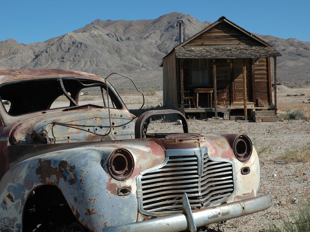 Gold Point Ghost town near Death Valley